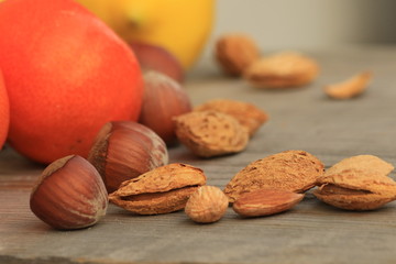 Frutta secca con agrumi