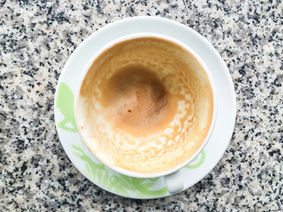 empty coffee