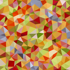 Kaleidoscopic low poly triangle style vector mosaic background