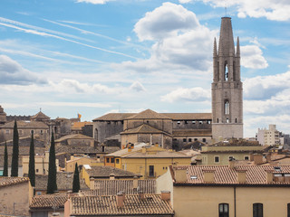 Basilika Sant Feliu, Girona, Spanien