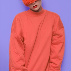 Girl Bright Minimalism fashion Snowboard Clothing