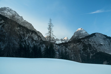 Tiroler Alpen im Winter