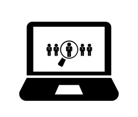 Recherche d'emploi sur ordinateur