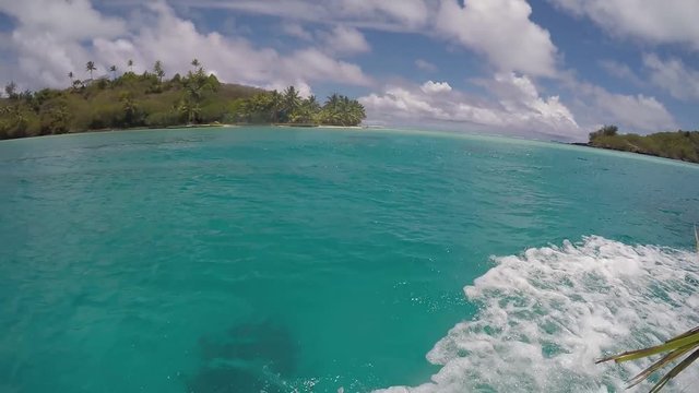 naviguer sur le lagon de bora bora