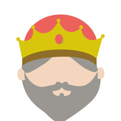 wise man manger character vector illustration design