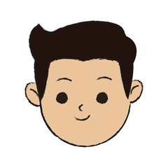 Fototapeta premium Man cartoon icon. Male avatar person people and human theme. Isolated design. Vector illustration