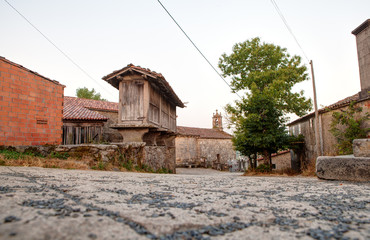 Fototapeta na wymiar Horreo, typical spanish granary