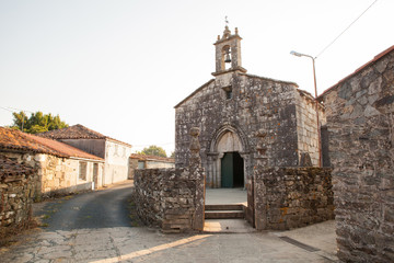 Fototapeta na wymiar Church de Santa Maria de Leboreiro
