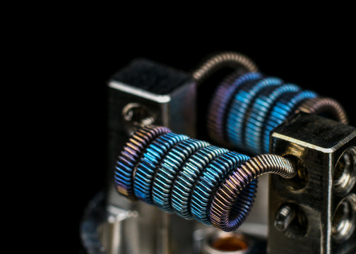 Multistrand Ribbon Fused Clapton on a dripper gold