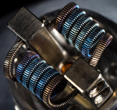 Multistrand Ribbon Fused Clapton on a dripper gold