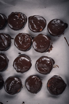 Chocolate Covered Christmas Cookies