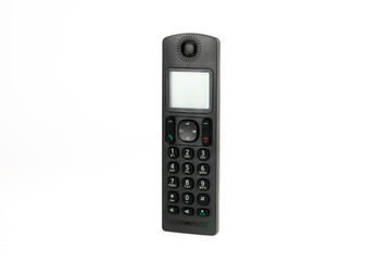 modern cordless dect phone with charging station