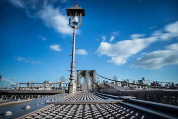 Obraz premium Brooklyn Bridge and Manhattan