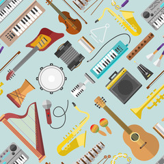 Music pattern vector.