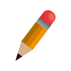 pencil school supply isolated icon vector illustration design