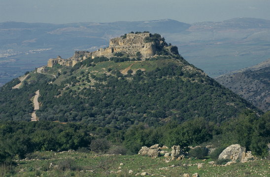 Nimrod Crusader fort, Galilee Panhandle, Upper Galilee, Israel