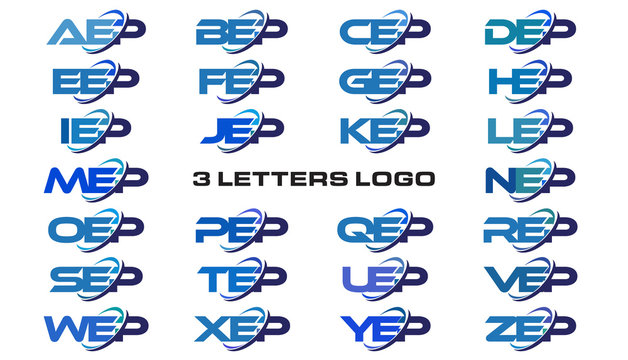 3 letters modern generic swoosh logo AEP, BEP, CEP, DEP, EEP, FEP, GEP, HEP, IEP, JEP, KEP, LEP, MEP, NEP, OEP, PEP, QEP, REP, SEP, TEP, UEP, VEP, WEP, XEP, YEP, ZEP