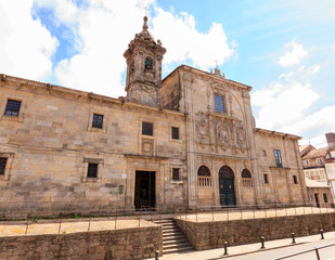 Fototapeta premium Convent and church of de Las Mercedarias Descalzas, Santiago