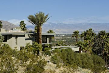Exterior shot of a home with overview of landscape