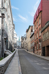 City Street in Quebec City