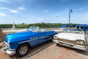 Classic taxis in Havana, Cuba