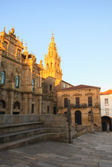Fototapeta premium View of the Santiago de Compostela, Spain