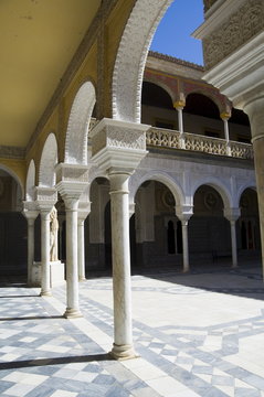 Casa de Pilatos, Santa Cruz district, Seville, Andalusia (Andalucia), Spain