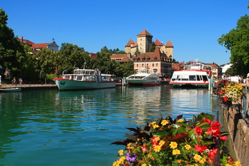 Fototapeta premium Annecy, la perle des Alpes françaises