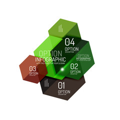 Vector infographic diagram templates