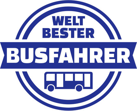 Bus driver german button