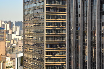 Fototapeta na wymiar Skyscrappers in São Paulo, Brazil