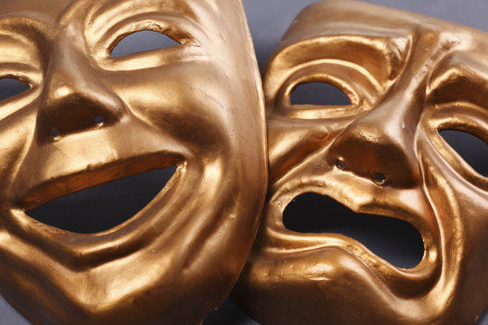 Gold Theater Mask