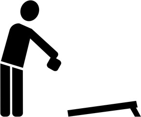 Cornhole pictogram