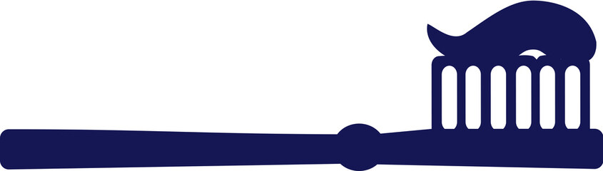 Toothbrush with toothpaste