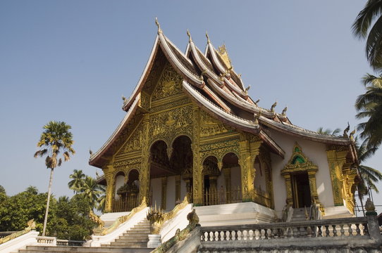 New Pavilion to house the Prabang standing Buddha statue, Royal Palace, Luang Prabang, Laos
