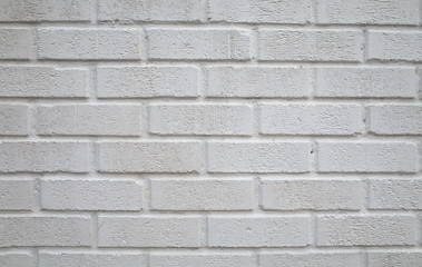 Brick wall painted white to provide a background for your text or images