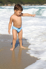 boy near the sea