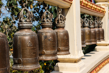 Fototapeta na wymiar Buddhist bell in Thailand