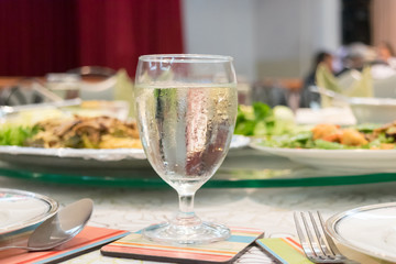 Glass,Mug on Dining table