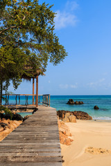 Fototapeta premium Wooden pathway