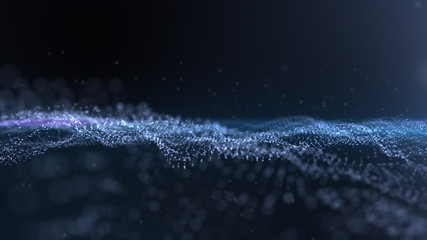 Hi-tech digital terrain head up display for background computer desktop screen display