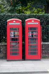 Telephone Booths in London, England