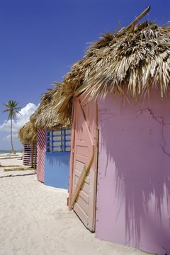 Beach huts, Dominican Republic