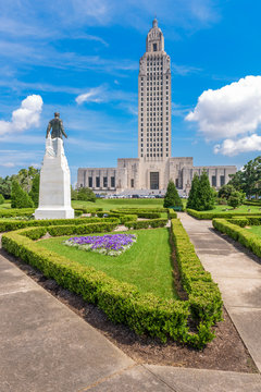 Louisiana State Capitol in Baton Rouge, Louisiana, USA.