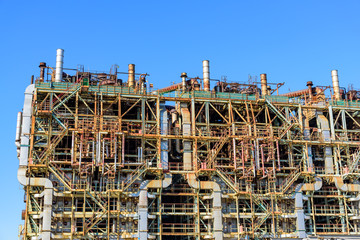 京浜工業地帯の工場