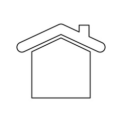 House real estate symbol icon vector illustration graphic design