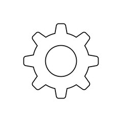 Isolated gear symbol icon vector illustration graphic design