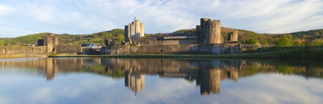 Caerphilly Castle, Gwent, Wales 