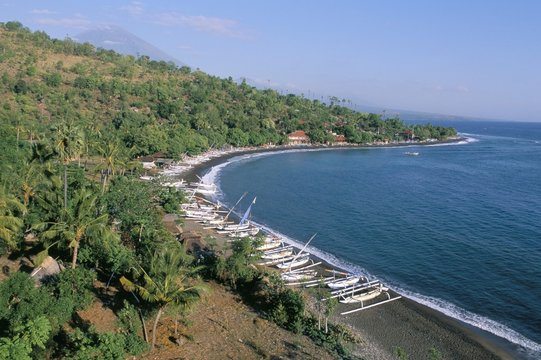 Amed beach, island of Bali, Indonesia