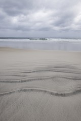 Windswept beach on Lofoten Islands Norway